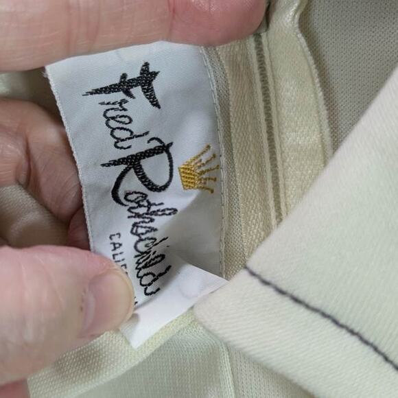 Vintage Fred Rothschild Dress Womens 12 Ivory Long Sleeve Detachable Capelet - Picture 11 of 14